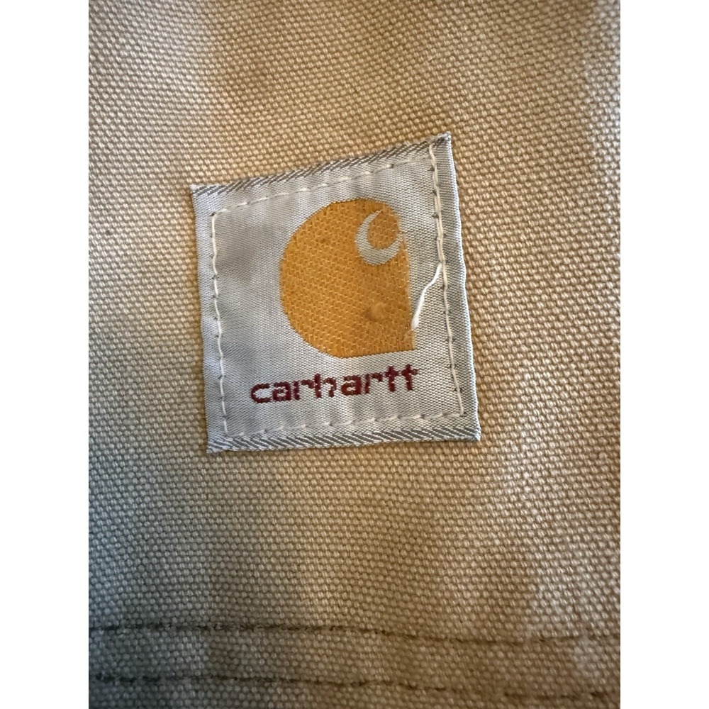 Vintage Carhartt C03 BRN USA Duck Arctic Traditional Coat 50 Reg XXL Work Jacket - Picture 3 of 16